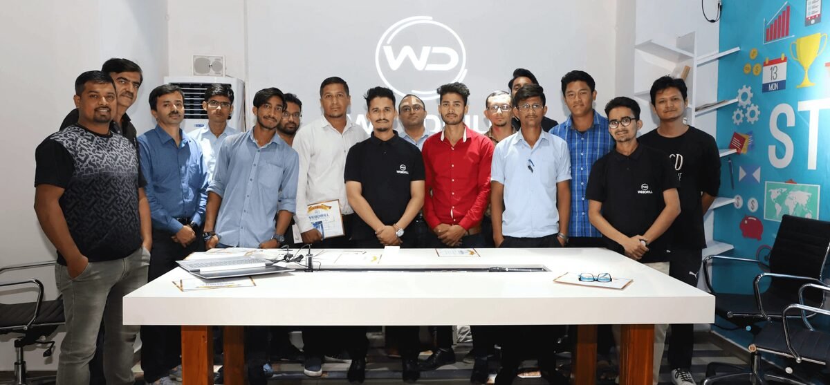 Team photo after a corporate training